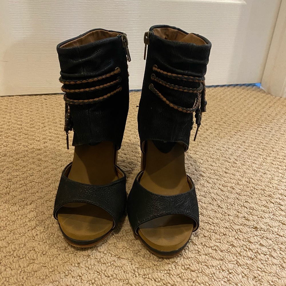 Half brick heels